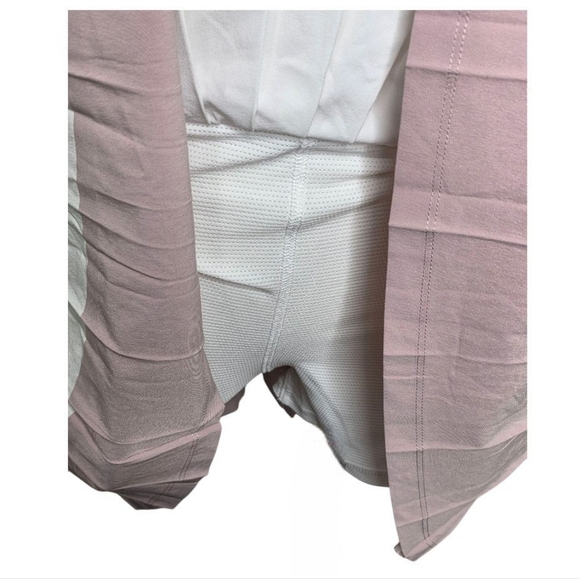 Athleta Girl Pleat Perfect Skort XXL/16 White Pink Stripe Tennis Golf NWT - Picture 7 of 10